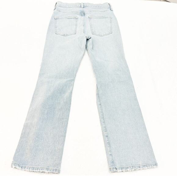 AYR The Sugar Straight Leg Light Wash Denim Jeans Ripped Size 29 Short MINT - Picture 3 of 10